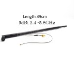 9dBi RP-SMA 2.4~5.8GHz WiFi Antennas + U.fl Pigtail for TX range Upgrade